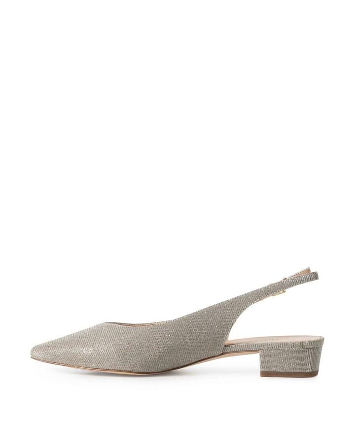 Women Sling dames slingbacks goud