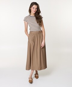 Dames rok beige