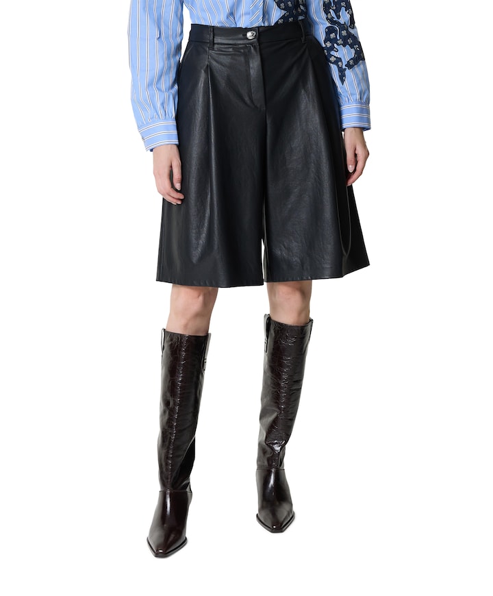 dames bermuda zwart