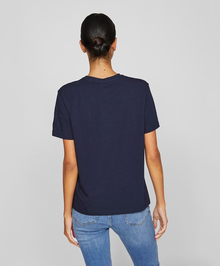 Dames t-shirt blauw