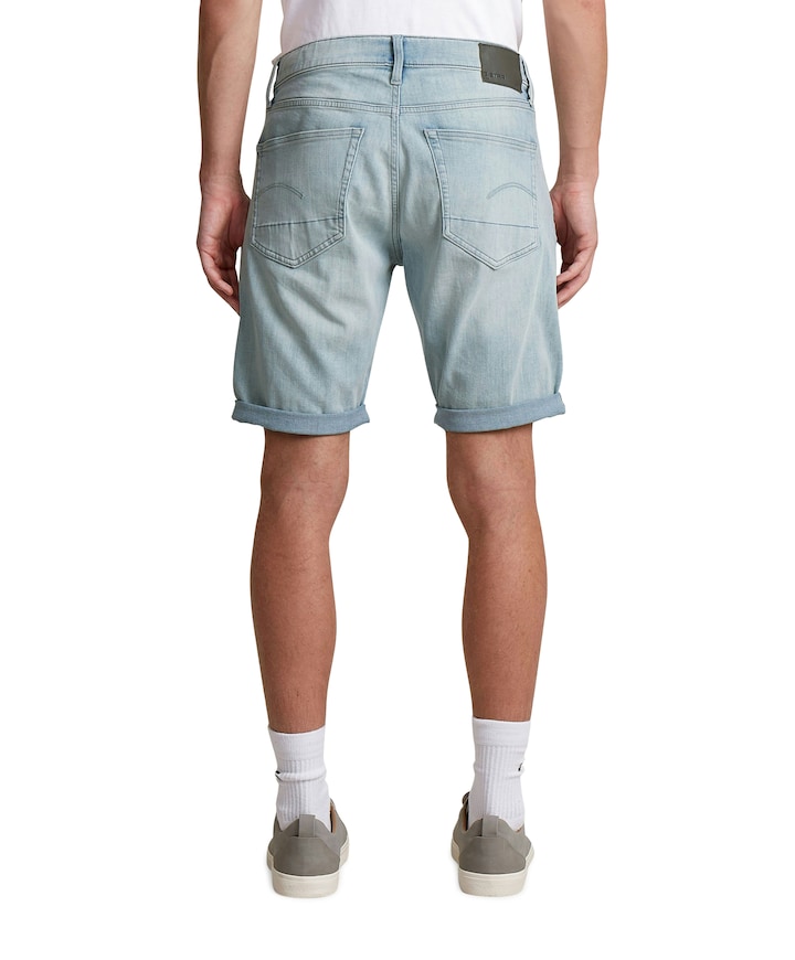 3301 Slim Shorts heren korte broek blauw