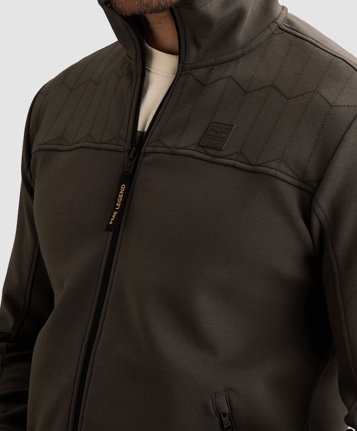 Heren vest grijs