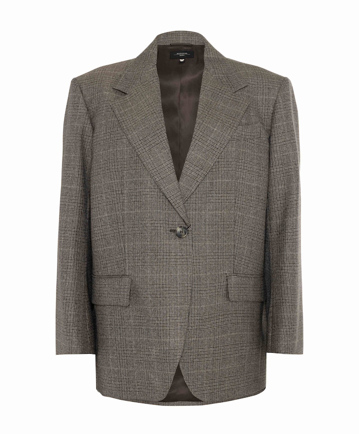 Dames blazer bruin