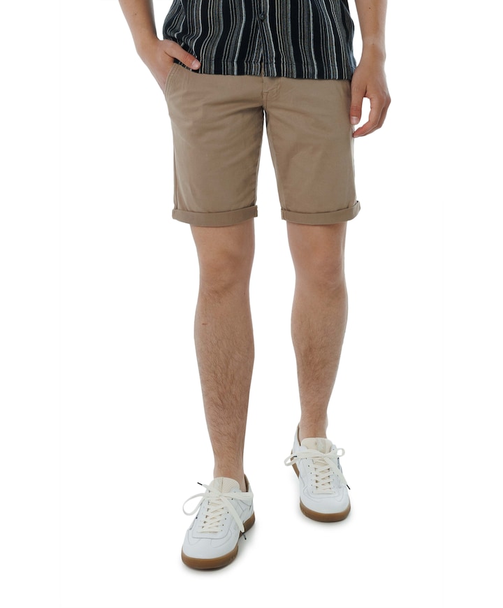 Bermuda Plain Chino korte broek beige