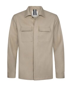 Heren overshirt beige