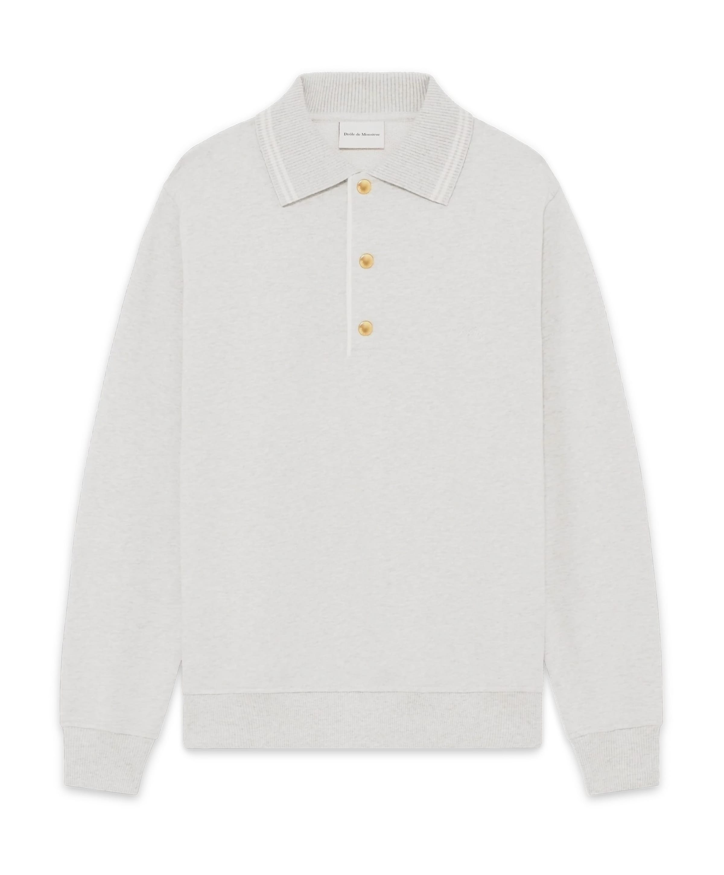 Heren polo grijs