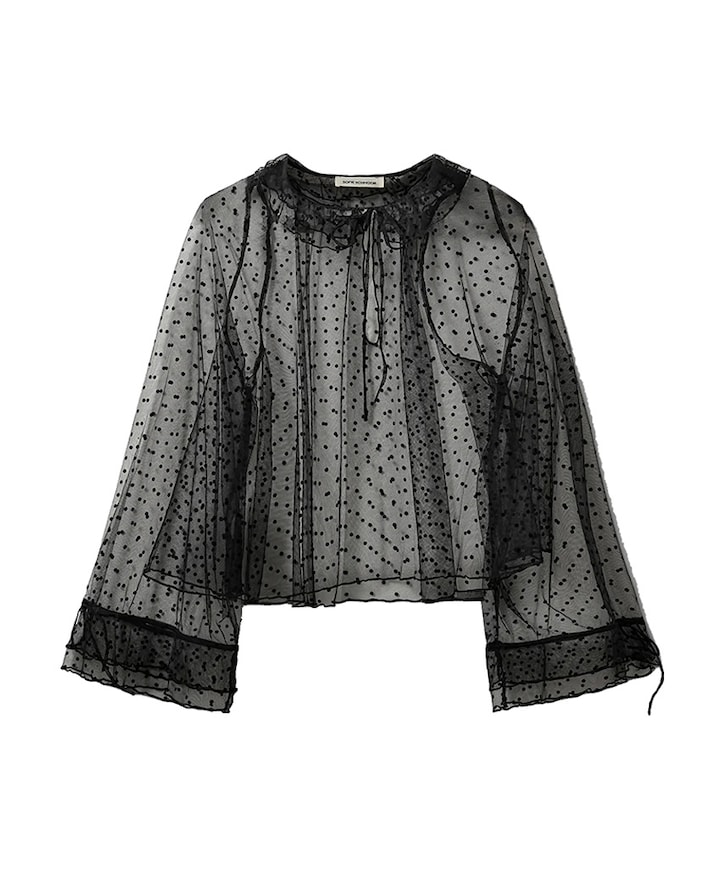 Dames blouse zwart