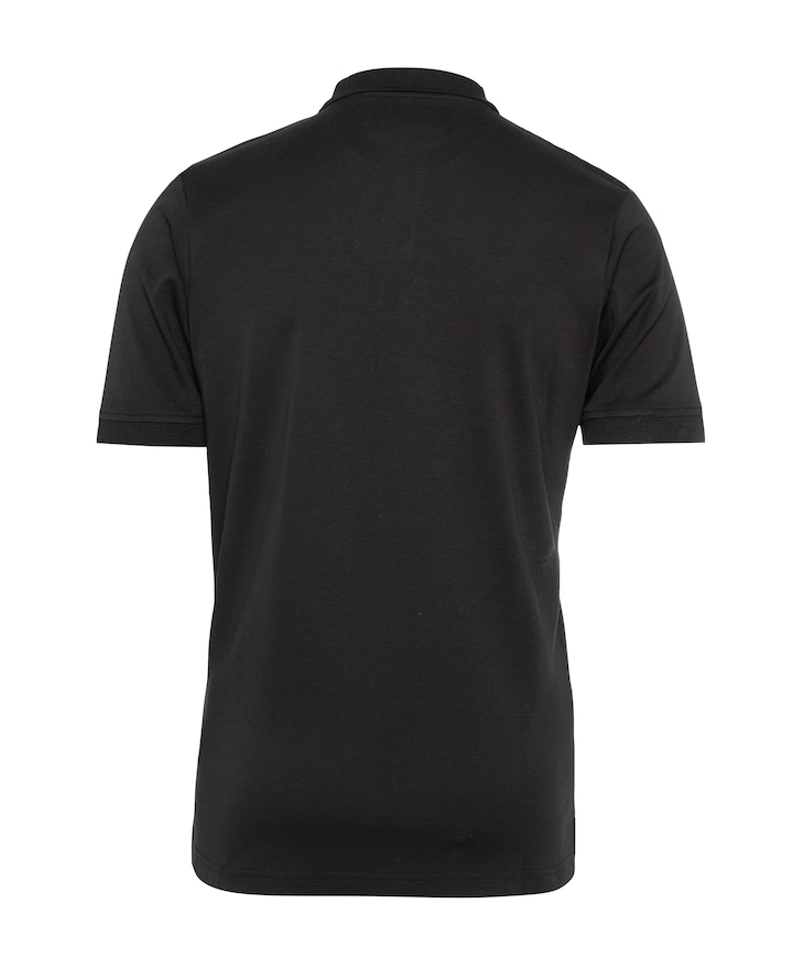 Heren polo zwart