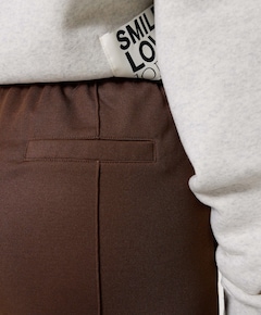 tapered track dames broek bruin