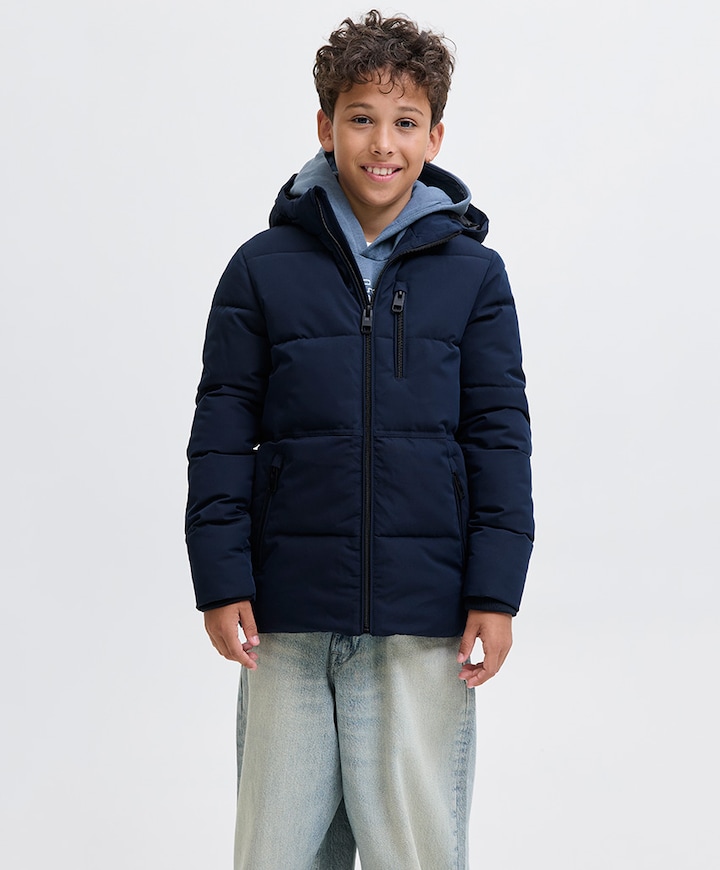 Jongens jas blauw