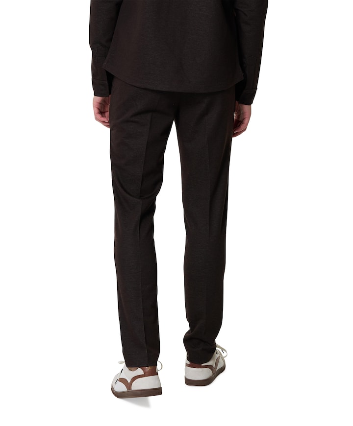 Das Jersey Pants heren pantalon bruin