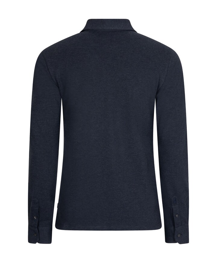 Heren polo blauw