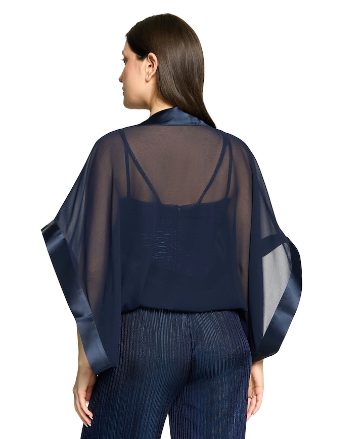 Dames vest blauw