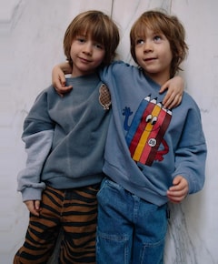Jongens sweater blauw