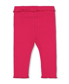 Legging rib meisjes broek roze