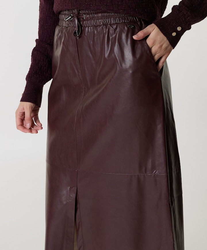 Dames rok bordeaux
