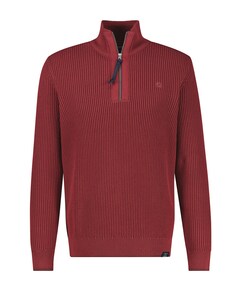 Heren trui met rits rood