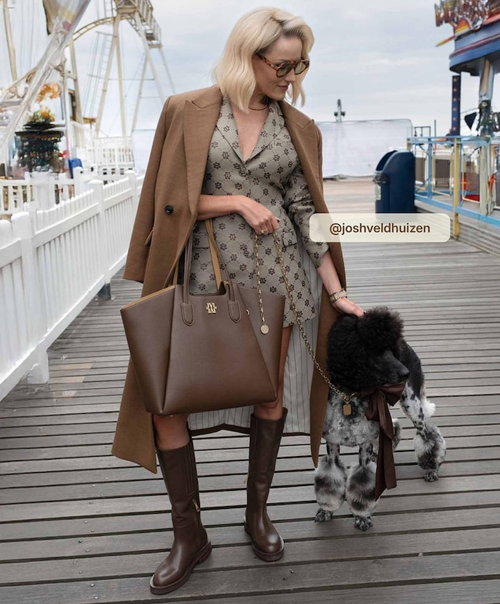 BLIGHT dames laarzen bruin