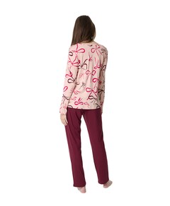 Pyjamaset bordeaux