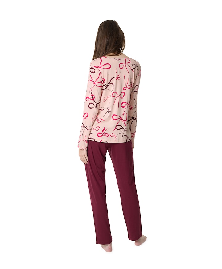 Pyjamaset bordeaux