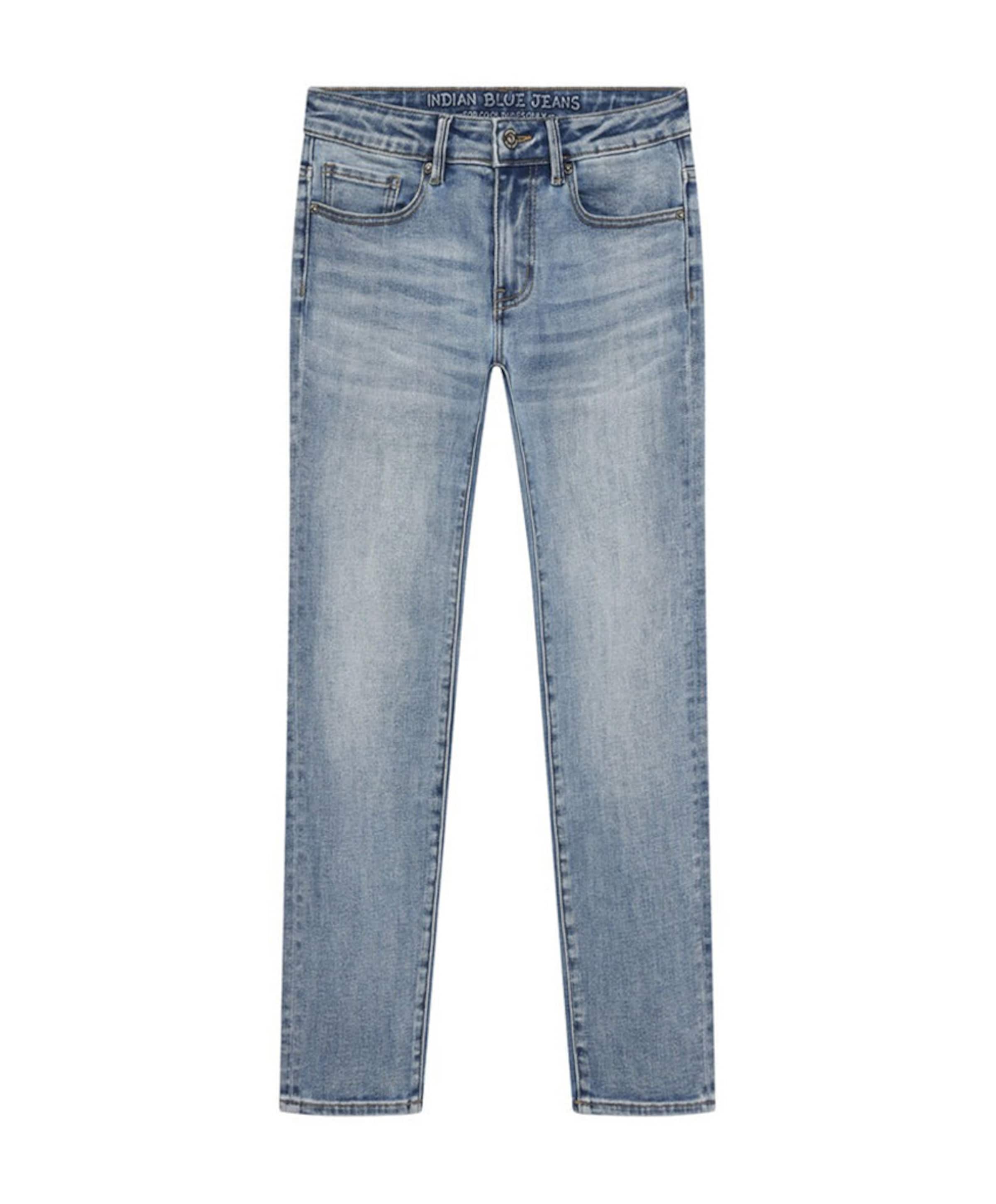 Straight Fit Light Jeans jongens jeans blauw