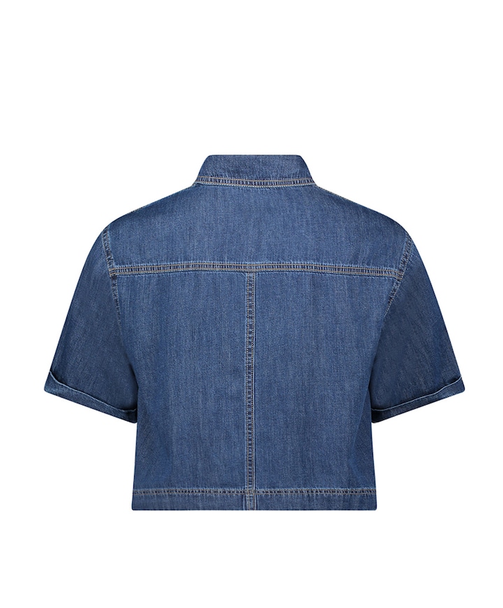 Dames blouse blauw
