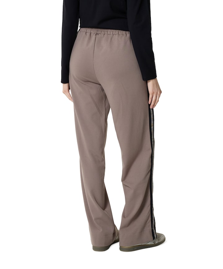 Tape dames broek beige