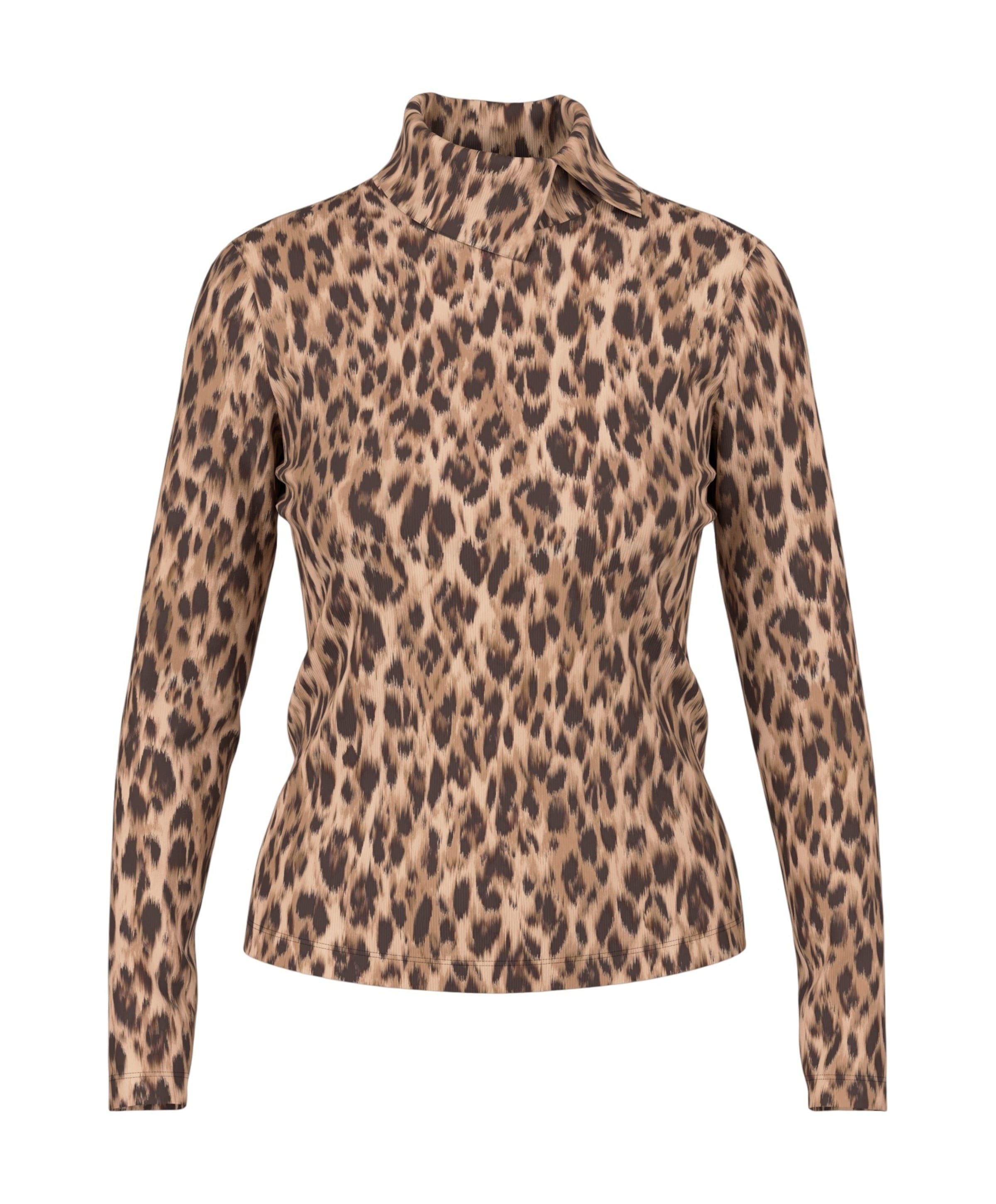 Dames longsleeve bruin