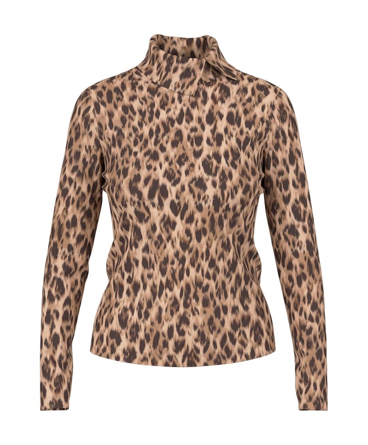 Dames longsleeve bruin