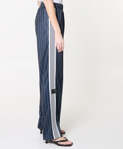 Baggy Pin Stripe Track Tall dames broek blauw