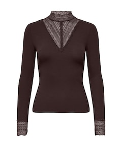 Dames longsleeve bruin