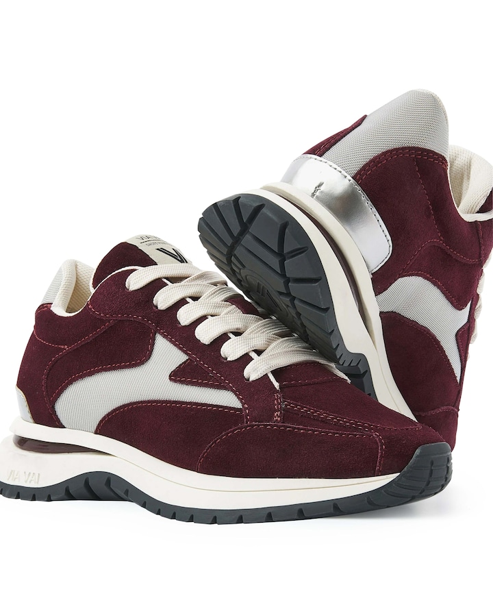 Usher Riggs dames sneakers bordeaux
