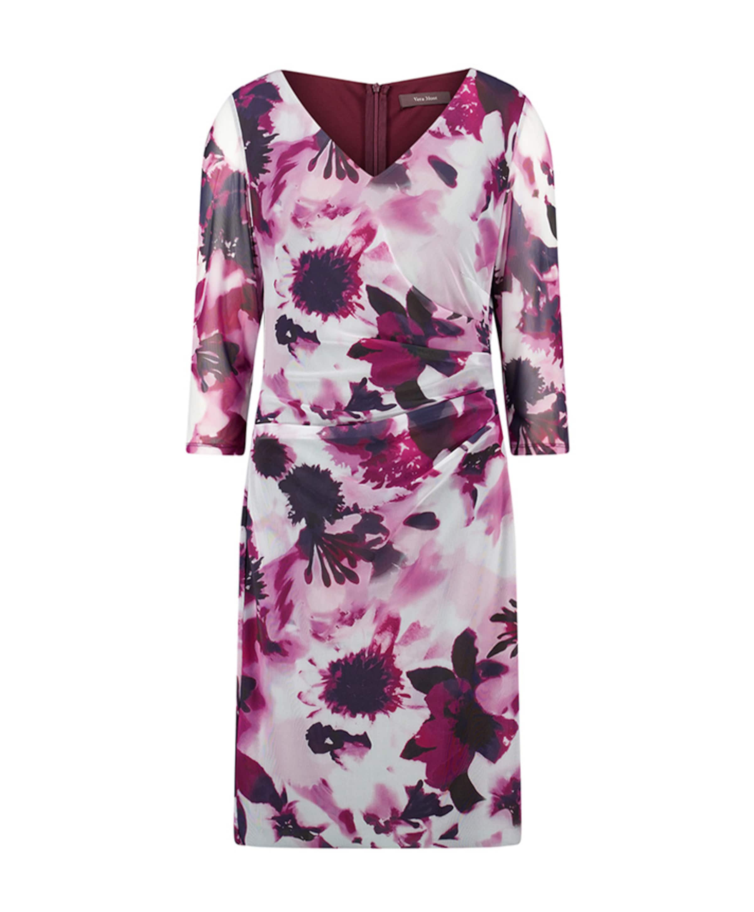 Dames jurk bordeaux