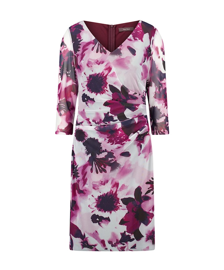 Dames jurk bordeaux