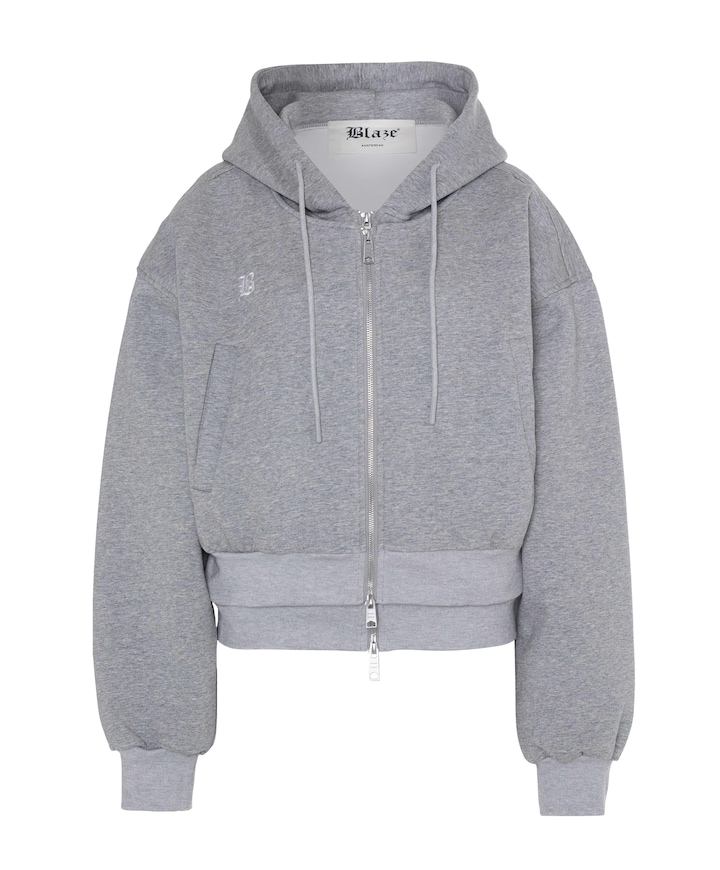 Dames vest grijs