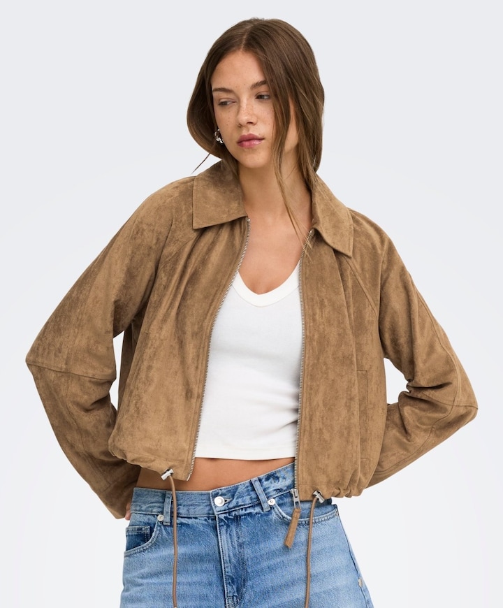 Dames jas beige
