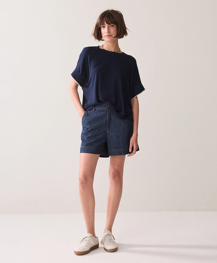 Dames T-shirt blauw