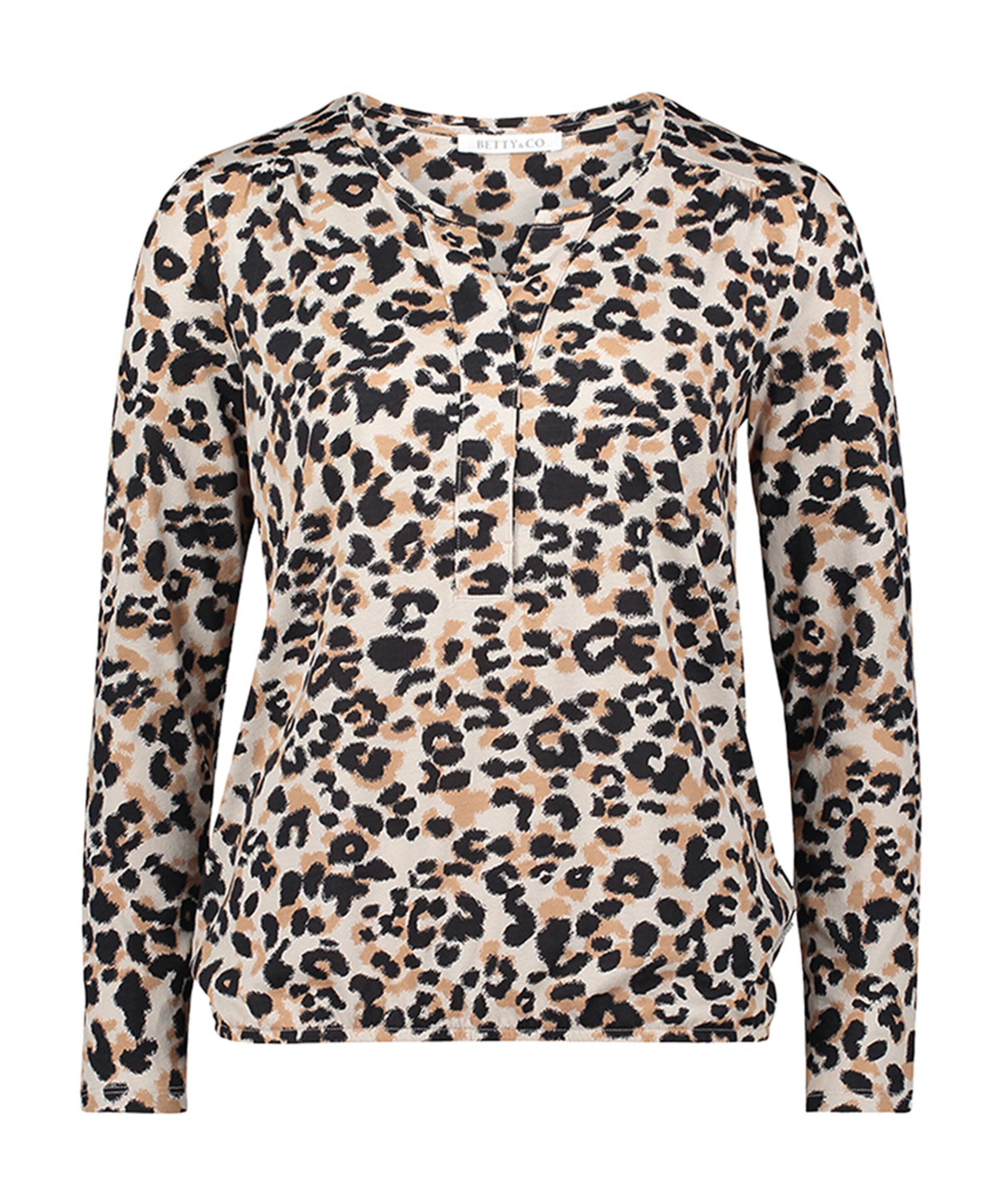 Dames longsleeve beige