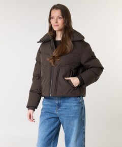 Dames jas bruin
