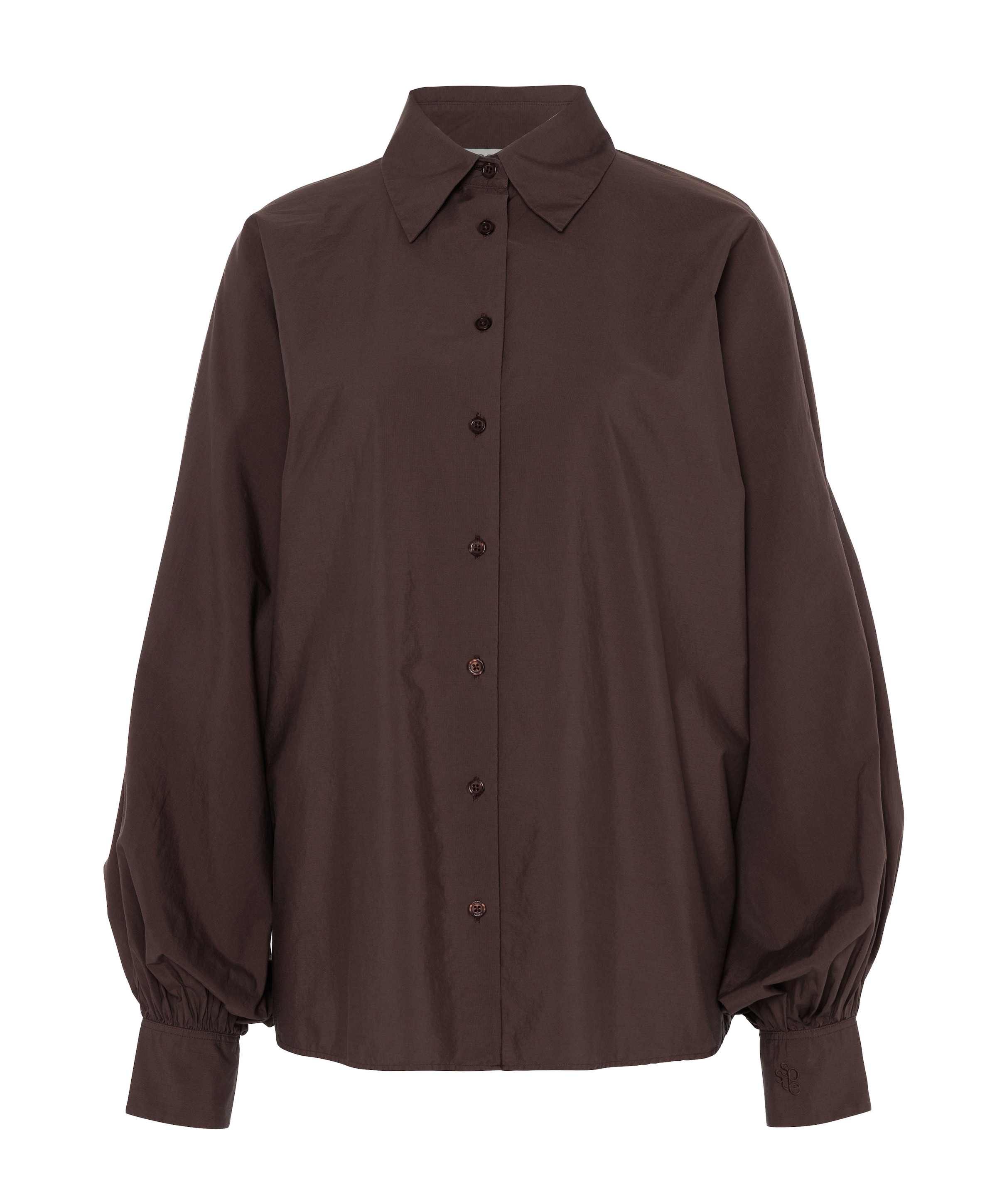 Dames blouse bruin