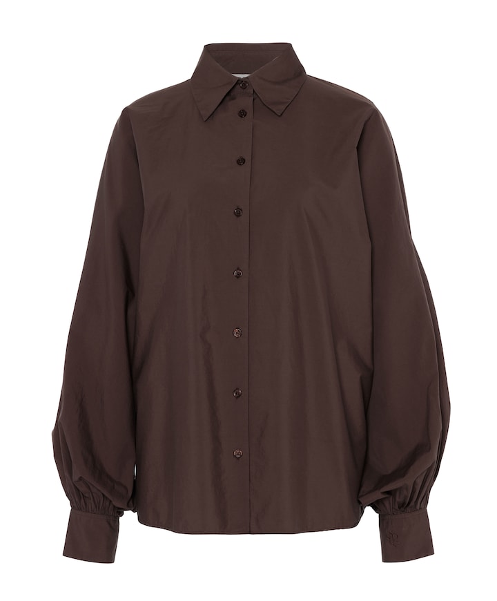 Dames blouse bruin