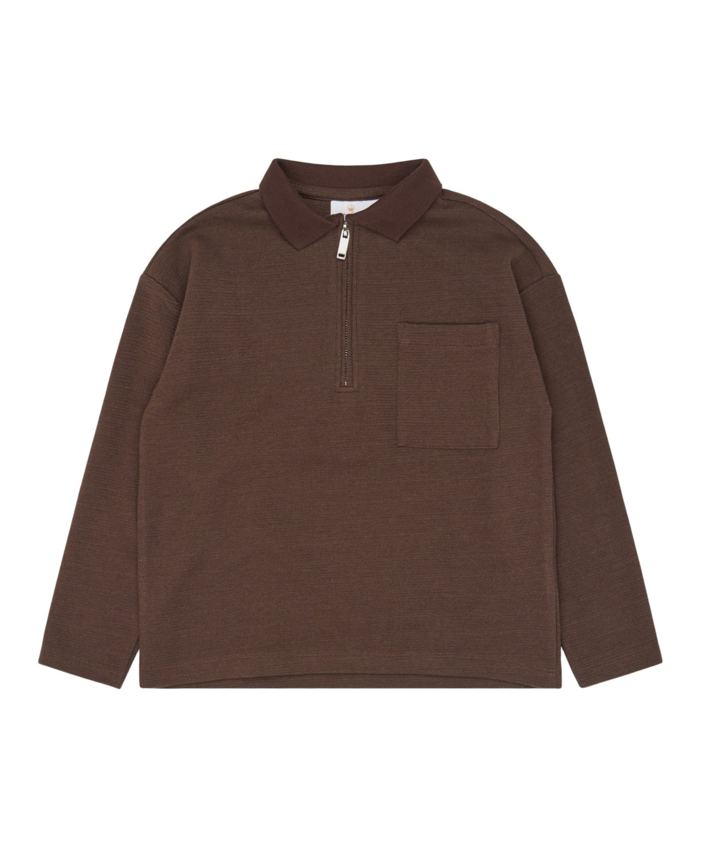 Jongens polo bruin