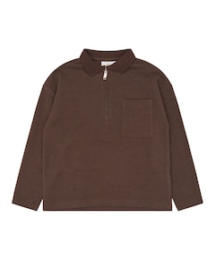 Jongens polo bruin