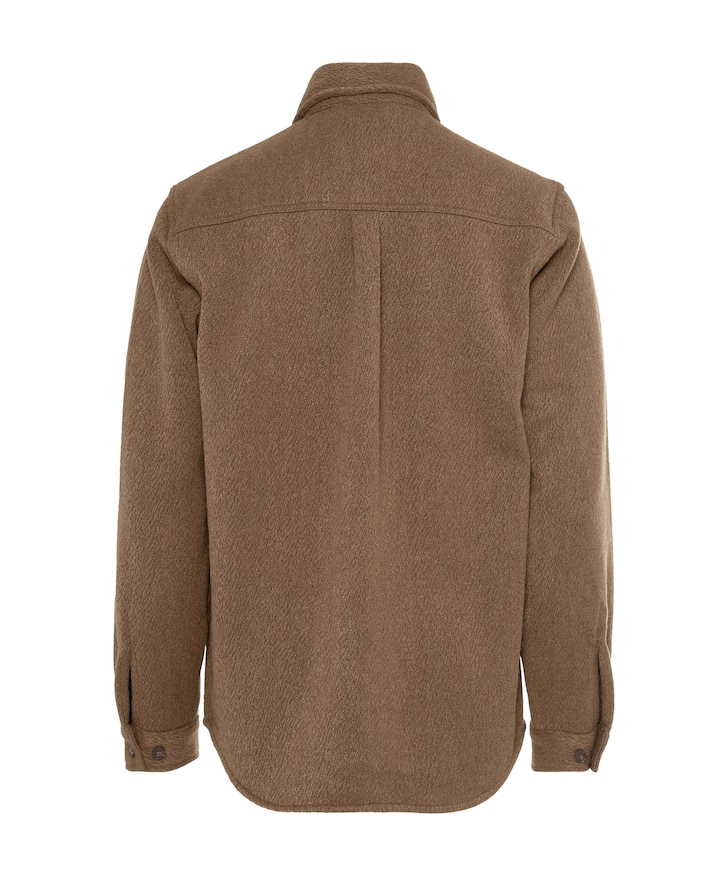 Heren overshirt bruin