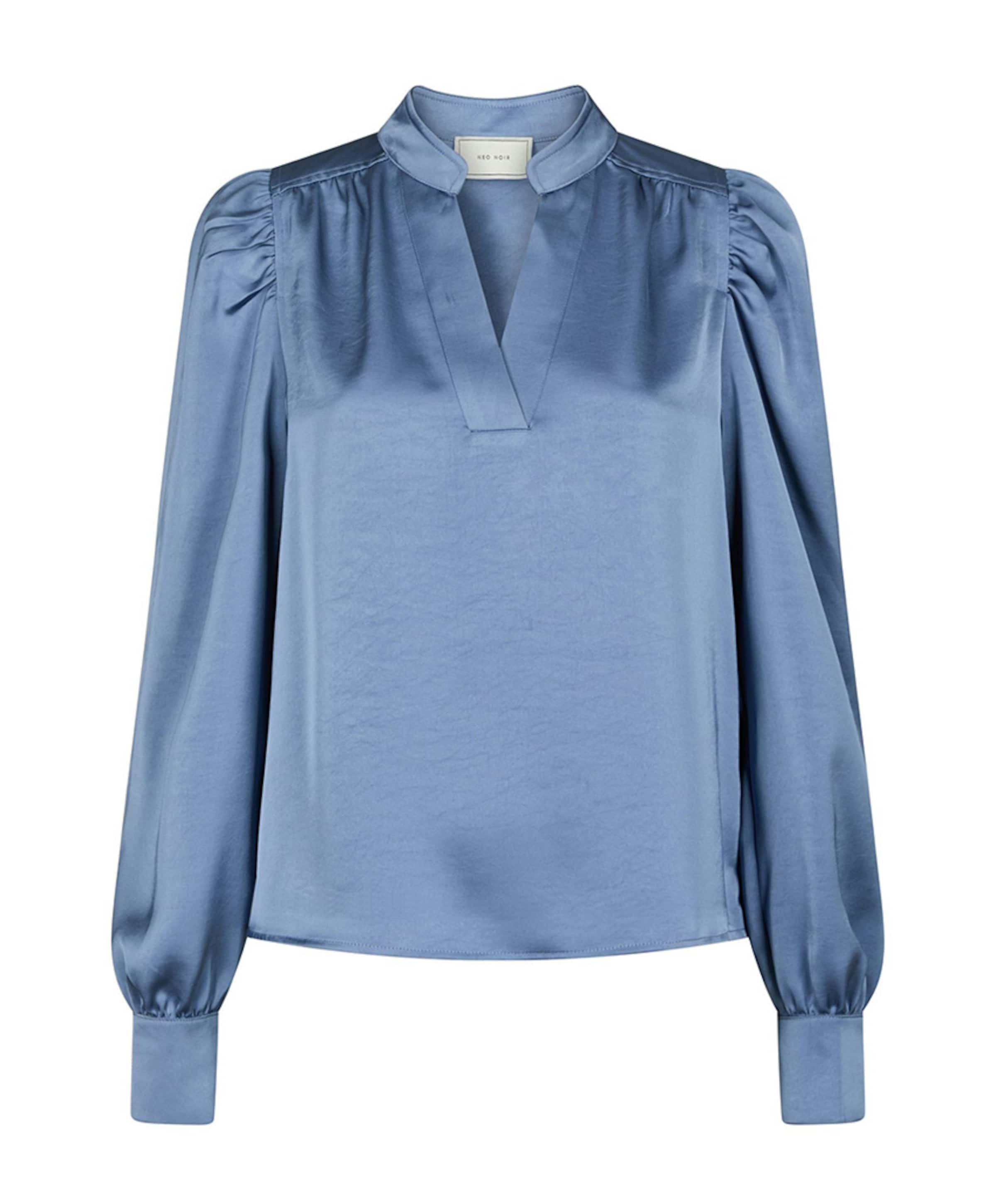 Dames blouse blauw