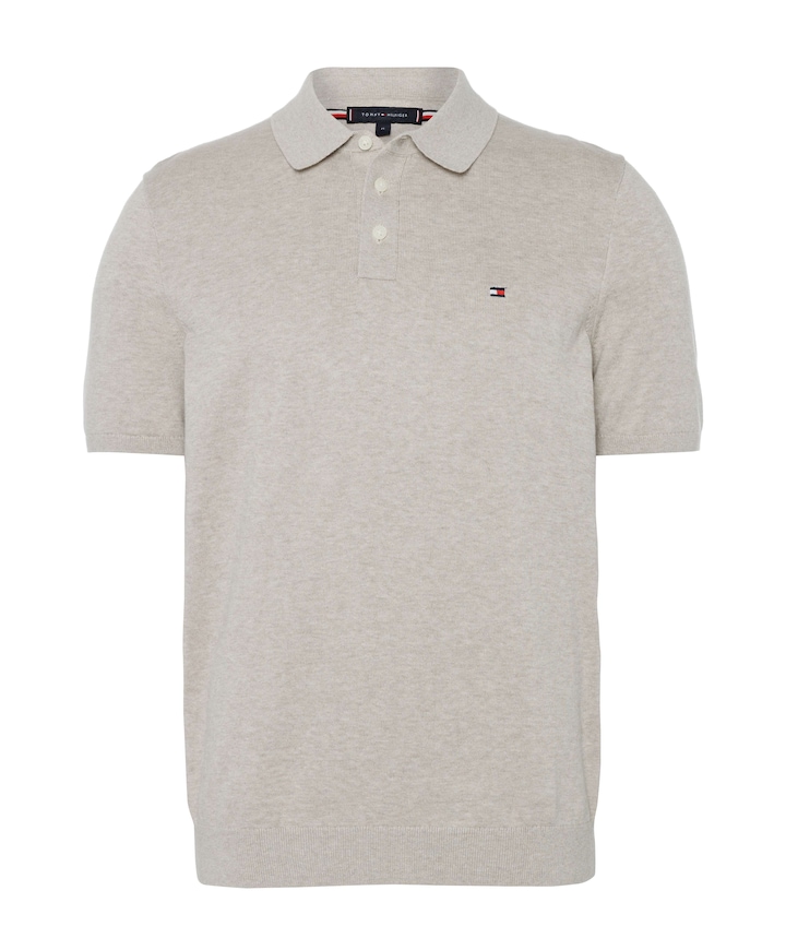 Heren polo beige