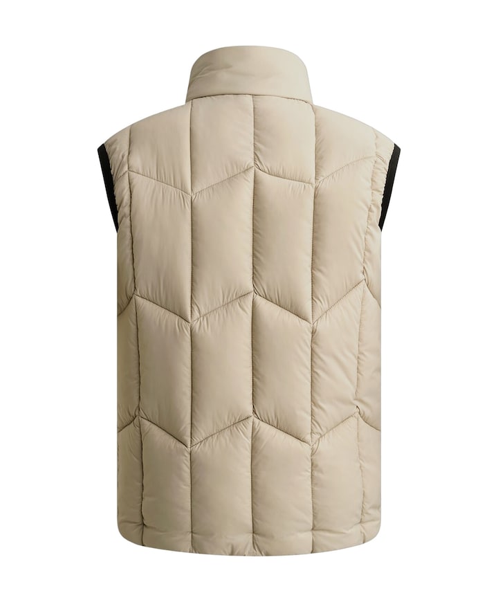 Heren bodywarmer beige