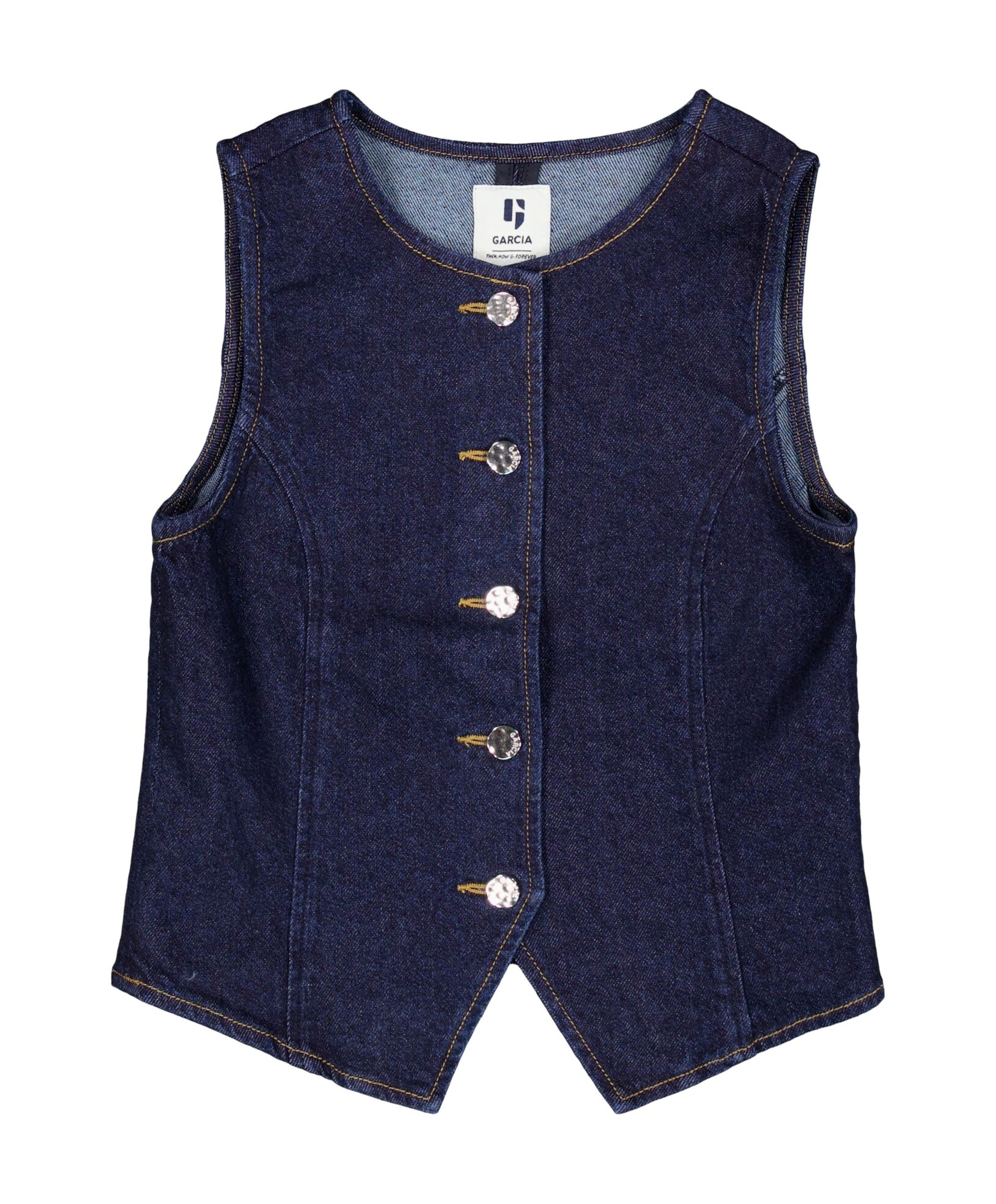 Meisjes gilet blauw
