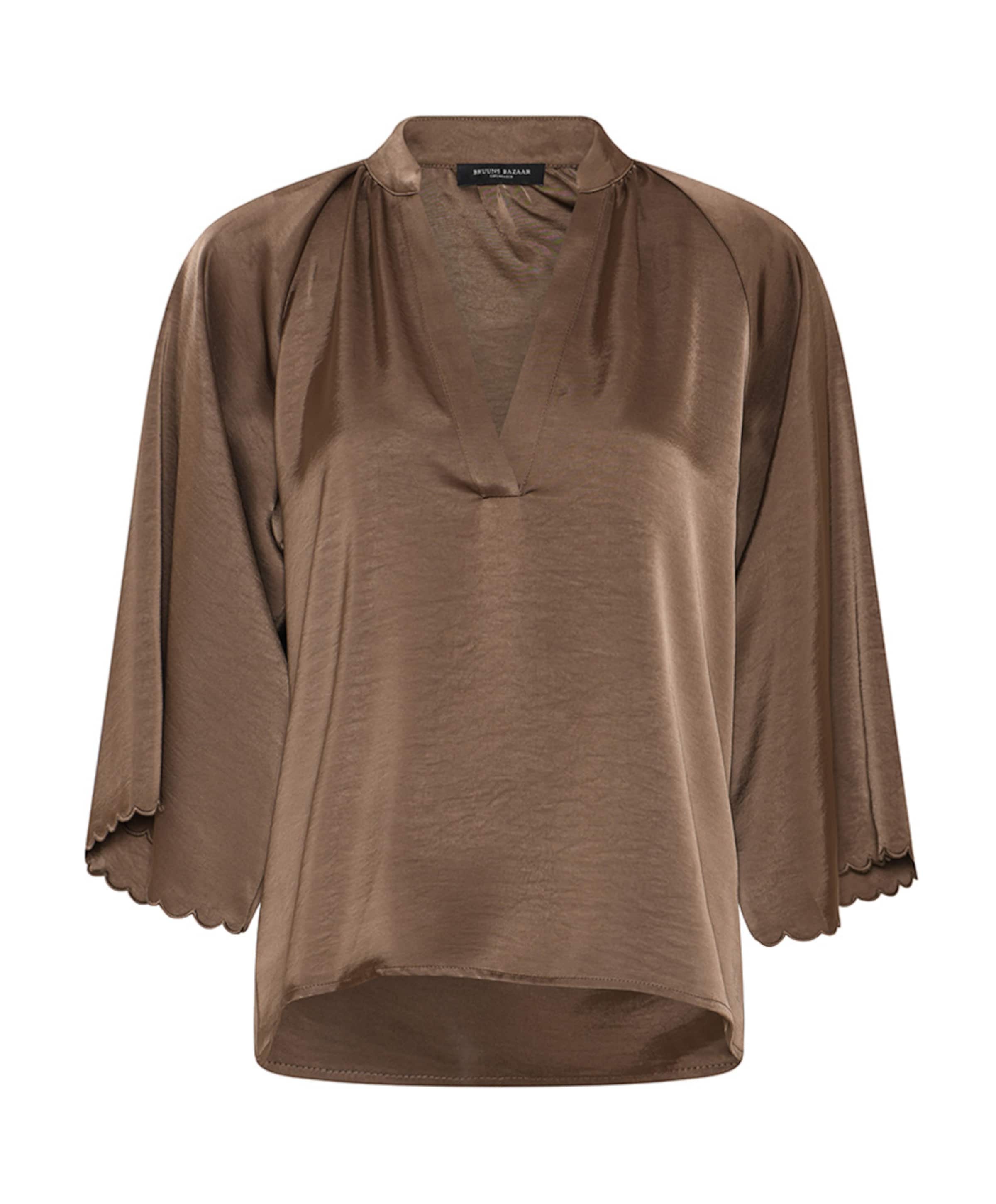Dames blouse bruin