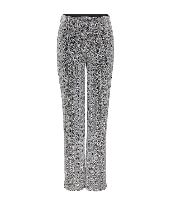 ONLFLAVY HW SEQUIN broek grijs